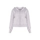 Grey Marl Oversized Hooded Zip Up Sweat Hoodie Grey Marl Oversized Hooded Zip Up Sweat Hoodie
