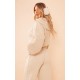 Stone Chunky Knitted Zip Up Oversized Sweater Stone Chunky Knitted Zip Up Oversized Sweater