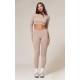 Stone Structured Snatched Rib Leggings Stone Structured Snatched Rib Leggings