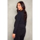 Maternity Black Long Sleeve Basic Fitted Top Maternity Black Long Sleeve Basic Fitted Top