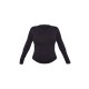 Maternity Black Long Sleeve Basic Fitted Top Maternity Black Long Sleeve Basic Fitted Top