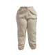 PRETTYLITTLETHING Plus Oatmeal High Waisted Cuffed Sweatpants PRETTYLITTLETHING Plus Oatmeal High Waisted Cuffed Sweatpants