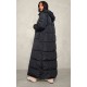 Tall Black Maxi Longline Hooded Puffer Coat Tall Black Maxi Longline Hooded Puffer Coat