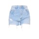 Tall Light Blue Wash Distressed Denim Shorts Tall Light Blue Wash Distressed Denim Shorts
