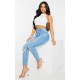 Petite Light Wash Ripped Skinny Jeans Petite Light Wash Ripped Skinny Jeans