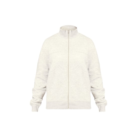 Ash Grey Seam Detail Zip Track Top Ash Grey Seam Detail Zip Track Top