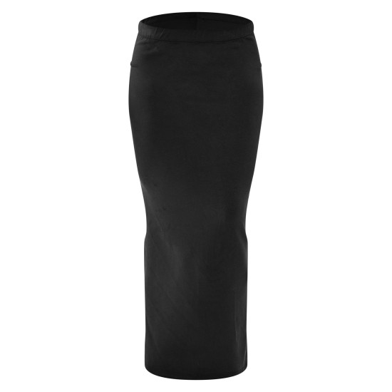 Black Premium Soft Touch Low Rise Maxi Skirt Black Premium Soft Touch Low Rise Maxi Skirt