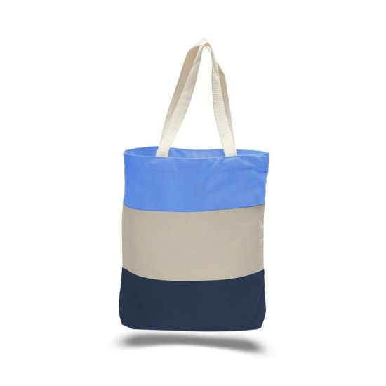 Heavy Duty Tri-Colored Canvas Tote Heavy Duty Tri-Colored Canvas Tote