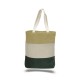 Heavy Duty Tri-Colored Canvas Tote Heavy Duty Tri-Colored Canvas Tote