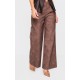 Petite Chocolate Faux Leather Wide Leg Pants Petite Chocolate Faux Leather Wide Leg Pants