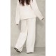 Maternity Cream Wide Leg Sweatpants Maternity Cream Wide Leg Sweatpants