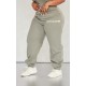 PRETTYLITTLETHING Plus Sage Khaki High Waisted Cuffed Sweatpants PRETTYLITTLETHING Plus Sage Khaki High Waisted Cuffed Sweatpants