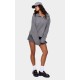 Charcoal Grey Marl Chunky Knit Half Zip Sweater Charcoal Grey Marl Chunky Knit Half Zip Sweater