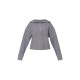 Charcoal Grey Marl Chunky Knit Half Zip Sweater Charcoal Grey Marl Chunky Knit Half Zip Sweater