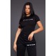 PRETTYLITTLETHING Black Logo Short Sleeved Bodysuit PRETTYLITTLETHING Black Logo Short Sleeved Bodysuit