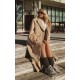 Camel Brushed Wool Look Oversized Drop Shoulder Coat Camel Brushed Wool Look Oversized Drop Shoulder Coat