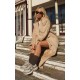 Camel Brushed Wool Look Oversized Drop Shoulder Coat Camel Brushed Wool Look Oversized Drop Shoulder Coat