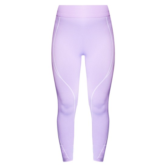 PRETTYLITTLETHING Lilac Ski Seamless Contrast Seam Bodysuit & Leggings Set PRETTYLITTLETHING Lilac Ski Seamless Contrast Seam Bodysuit & Leggings Set