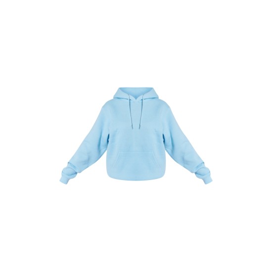 Baby Blue Oversized Fit Sweat Hoodie Baby Blue Oversized Fit Sweat Hoodie