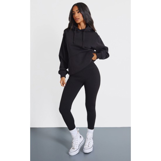 Petite Black Ultimate Basic Oversized Hoodie Petite Black Ultimate Basic Oversized Hoodie