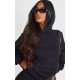 Petite Black Ultimate Basic Oversized Hoodie Petite Black Ultimate Basic Oversized Hoodie