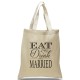 "Eat, Drink, and Be Married" Wedding Welcome Tote "Eat, Drink, and Be Married" Wedding Welcome Tote