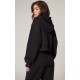 PRETTYLITTLETHING Black Premium Print Zip Front Hoodie PRETTYLITTLETHING Black Premium Print Zip Front Hoodie