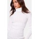 Cream Knitted Roll Neck Sweater Dress Cream Knitted Roll Neck Sweater Dress