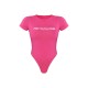 PRETTYLITTLETHING Hot Pink Logo Short Sleeve Bodysuit PRETTYLITTLETHING Hot Pink Logo Short Sleeve Bodysuit
