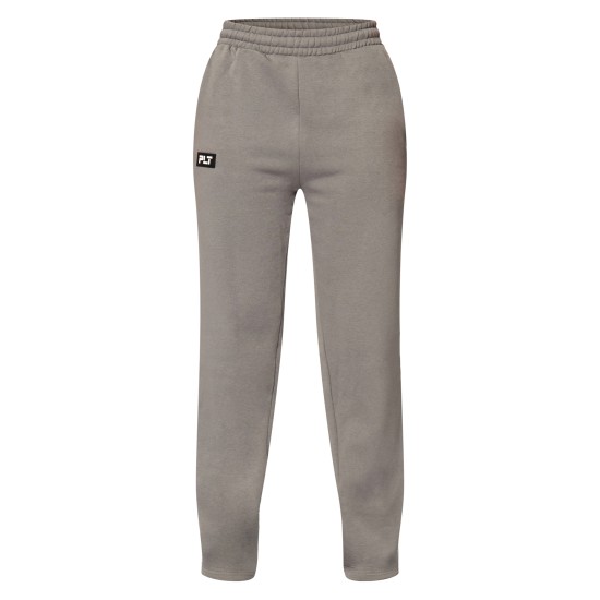 PRETTYLITTLETHING Charcoal Grey Logo Badge Straight Leg Sweatpants PRETTYLITTLETHING Charcoal Grey Logo Badge Straight Leg Sweatpants