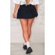 Black Stretch Woven Low Rise Pleated Micro Mini Skirt Black Stretch Woven Low Rise Pleated Micro Mini Skirt