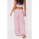 Pink Shell Side Stripe Detail Wide Leg Pants Pink Shell Side Stripe Detail Wide Leg Pants