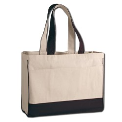 Heavy Duty Shopping Bag with Zippered Pocket