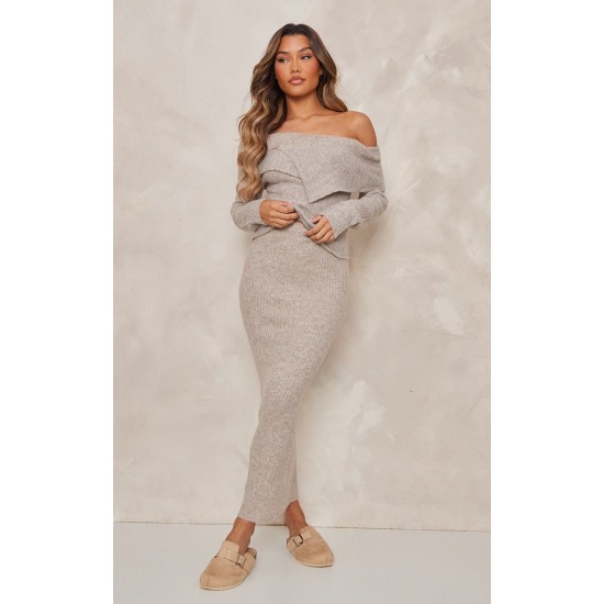 Mocha Luxe Knit Fold Over Top Mocha Luxe Knit Fold Over Top