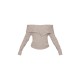 Mocha Luxe Knit Fold Over Top Mocha Luxe Knit Fold Over Top