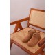 Sand Faux Suede Cleated Mini Ankle Boots Sand Faux Suede Cleated Mini Ankle Boots