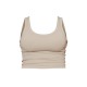 Pale Khaki Snatched Sculpt Scoop Vest Pale Khaki Snatched Sculpt Scoop Vest