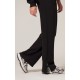 Black Flared Split Hem Sweatpants Black Flared Split Hem Sweatpants