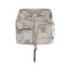 Grey Washed Twill Cargo Micro Mini Skirt Grey Washed Twill Cargo Micro Mini Skirt