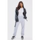 Ash Grey Cuffed Sweat High Waist Sweatpants Ash Grey Cuffed Sweat High Waist Sweatpants