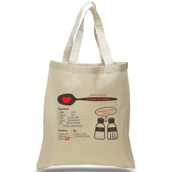Recipe for Love Wedding Welcome Tote Recipe for Love Wedding Welcome Tote