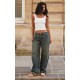 Vintage Turn Up Hem Barrel Style Jeans Vintage Turn Up Hem Barrel Style Jeans