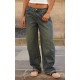 Vintage Turn Up Hem Barrel Style Jeans Vintage Turn Up Hem Barrel Style Jeans