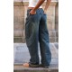 Vintage Turn Up Hem Barrel Style Jeans Vintage Turn Up Hem Barrel Style Jeans