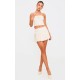 Cream Pleated Micro Mini Skirt Cream Pleated Micro Mini Skirt