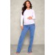 Maternity White Long Sleeve Basic Fitted Top Maternity White Long Sleeve Basic Fitted Top