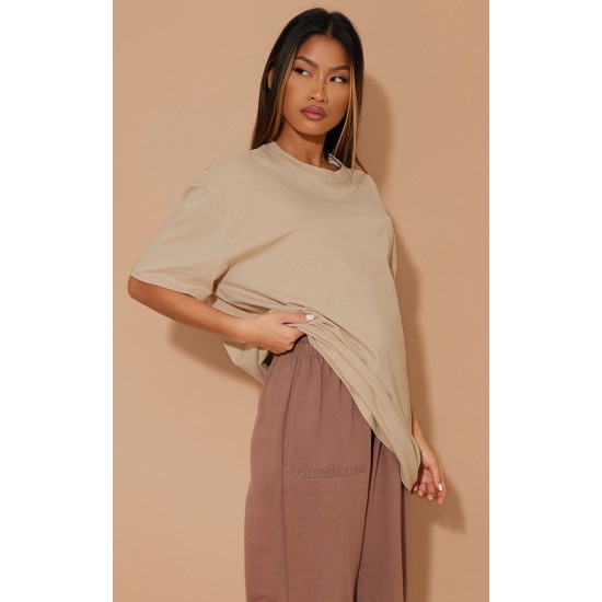 Cotton Sand Oversized T-Shirt Cotton Sand Oversized T-Shirt