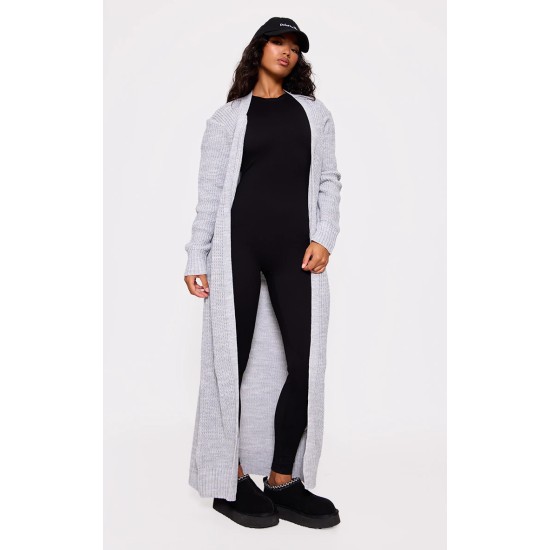 Light Grey Maxi Knitted Cardigan Light Grey Maxi Knitted Cardigan