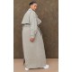 Plus Light Khaki Popper Detail Trench Coat Plus Light Khaki Popper Detail Trench Coat