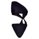 Black Loop One Shoulder Swimsuit Black Loop One Shoulder Swimsuit
